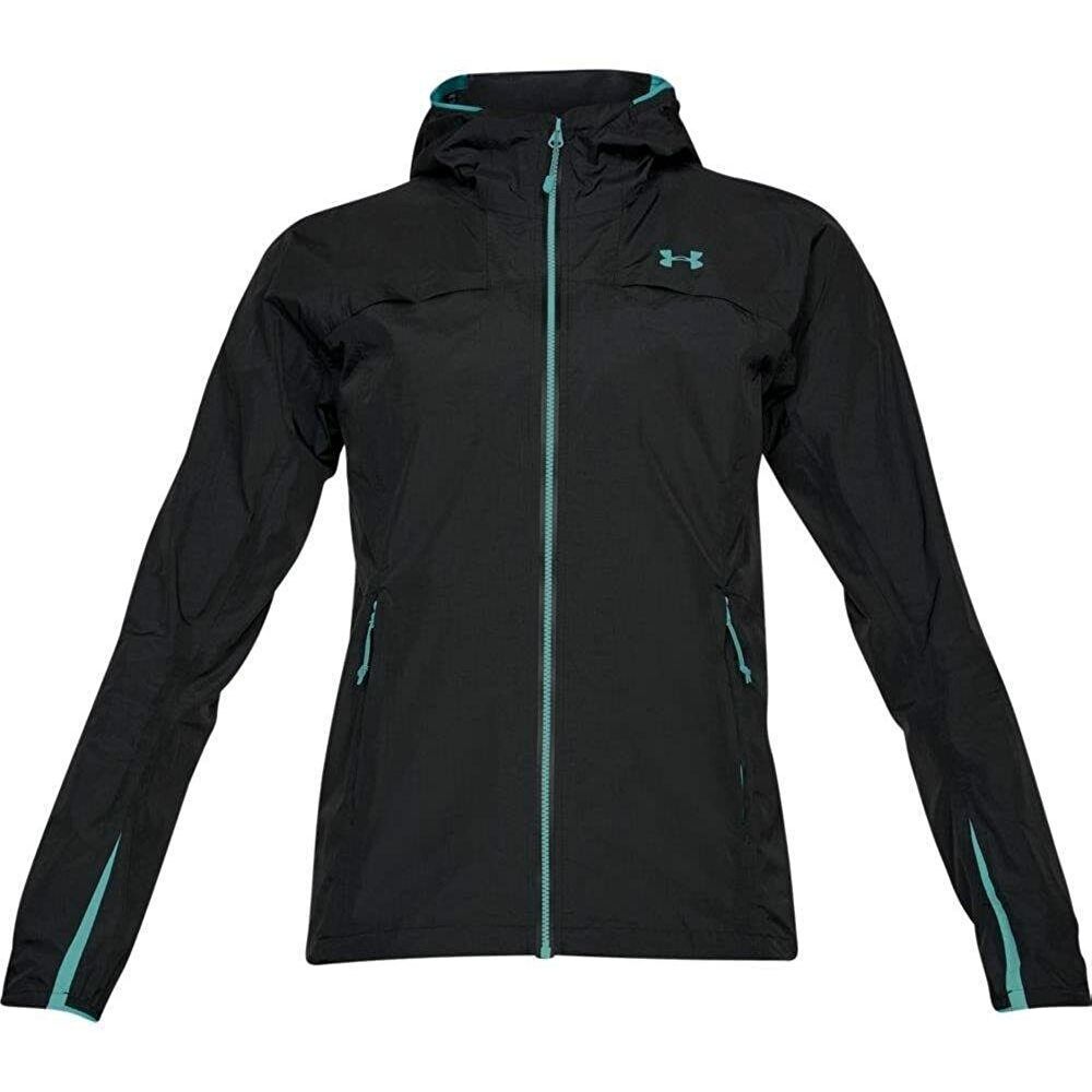 UNDER ARMOUR 1315122-001 UA Womens Sz XSmall Black Scrambler Hiking Jacket $160+